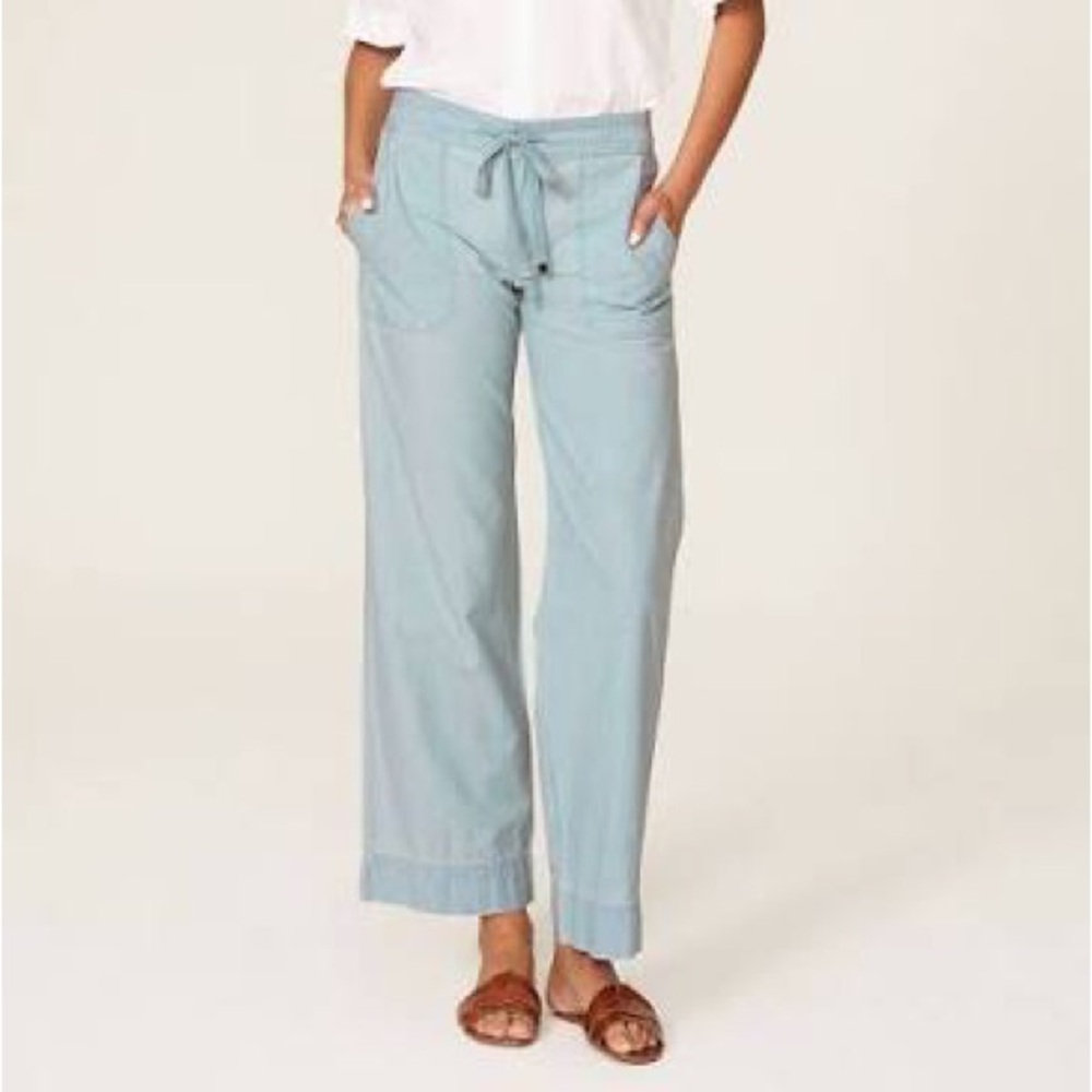 100% Linen Lauren Ralph Lauren chambray Linen Blend Trousers